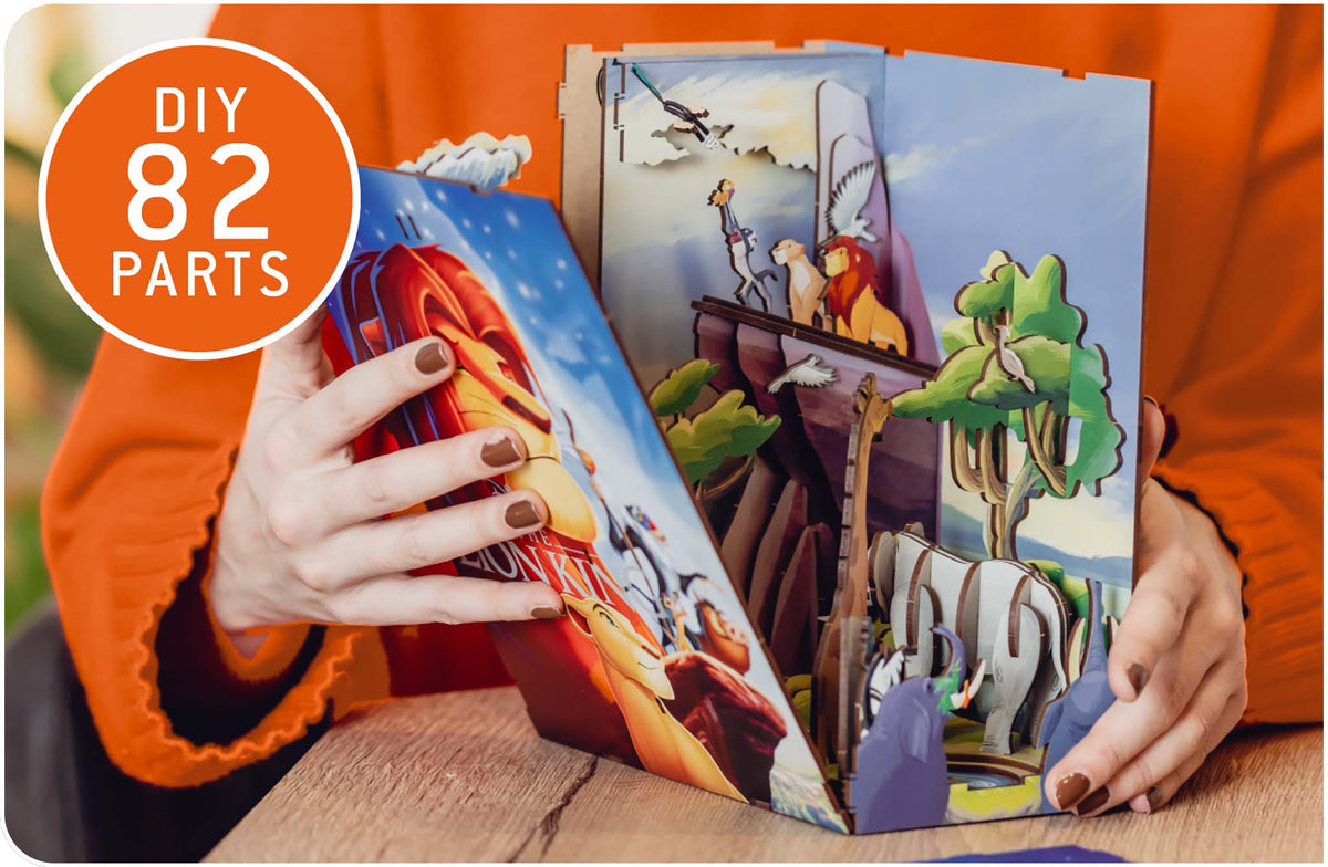 Book-Nook: Tiny Adventures - König der Löwen