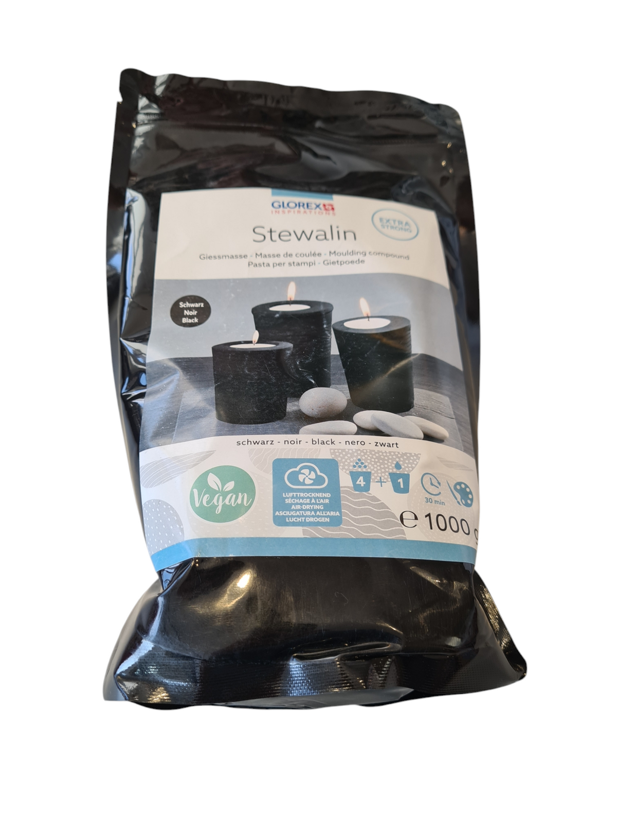 Stewalin 1kg - schwarze Reliefgießmasse