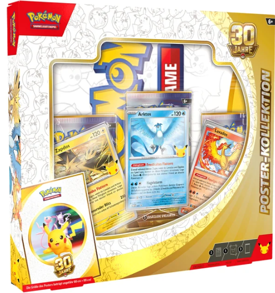Pokemon: 30 Jahre Jubiläum - Posterkollektion