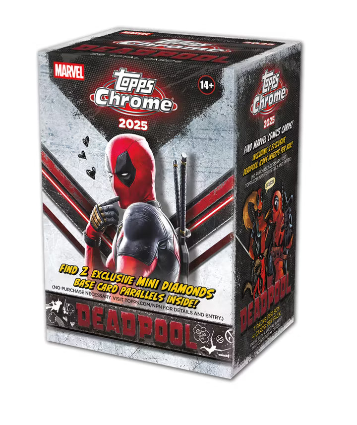 2025 Topps Marvel Deadpool Chrome - Blaster Box