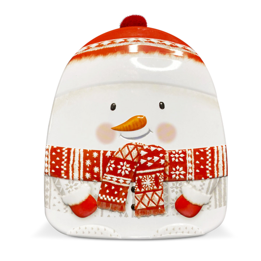 Schneemann mit Mütze