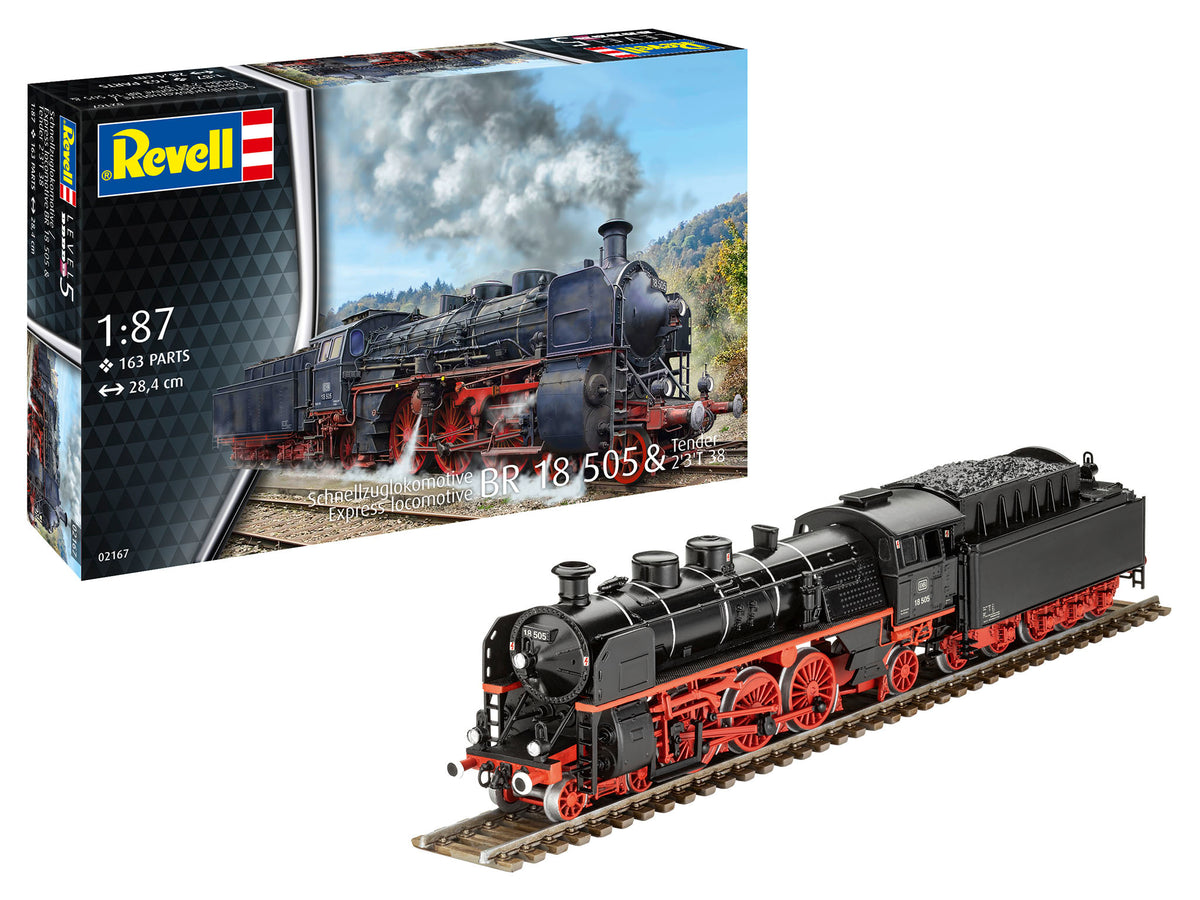 Revell: Schnellzuglokomotive BR 18 505 mit Tender