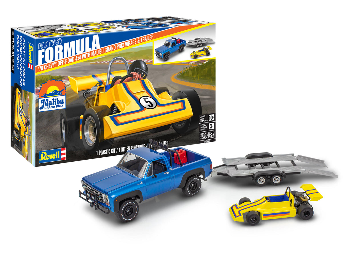 Revell: 78 Chevy 4x4 Pickup + Malibu GP Virage