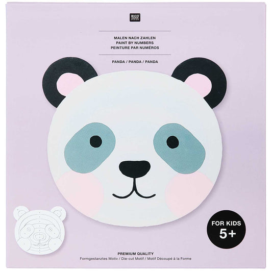 Rico Design: Malen nach Zahlen Set - Panda