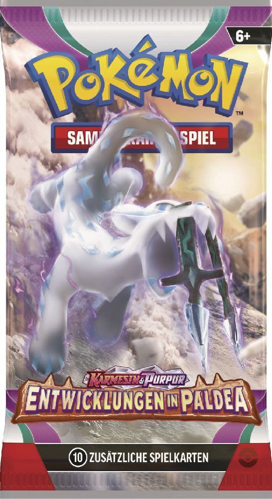 Pokemon: Karmesin & Purpur Serie 02 - Entwicklungen in Paldea Booster - deutsch