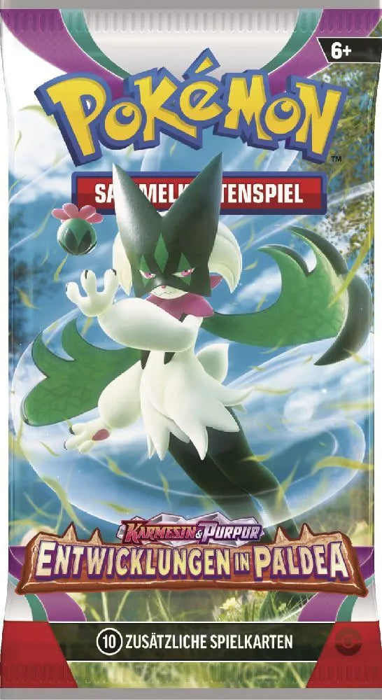 Pokemon: Karmesin & Purpur Serie 02 - Entwicklungen in Paldea Booster - deutsch