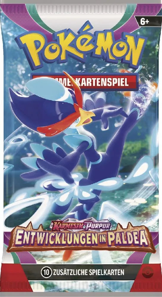 Pokemon: Karmesin & Purpur Serie 02 - Entwicklungen in Paldea Booster - deutsch