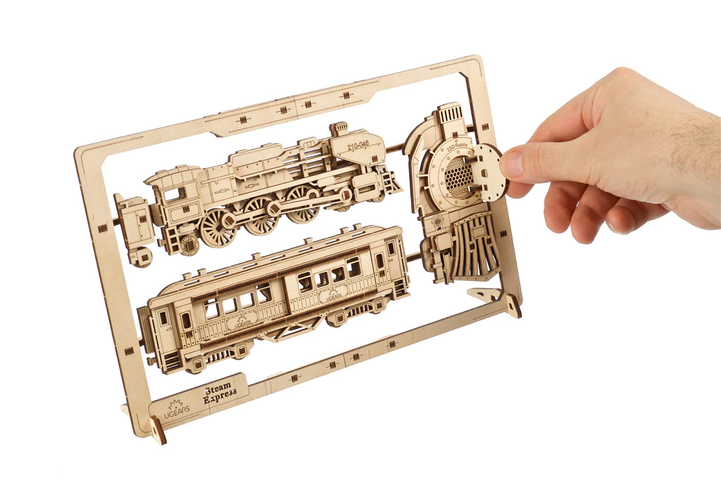 UGEARS: 2,5D-Bild Dampflokomotive