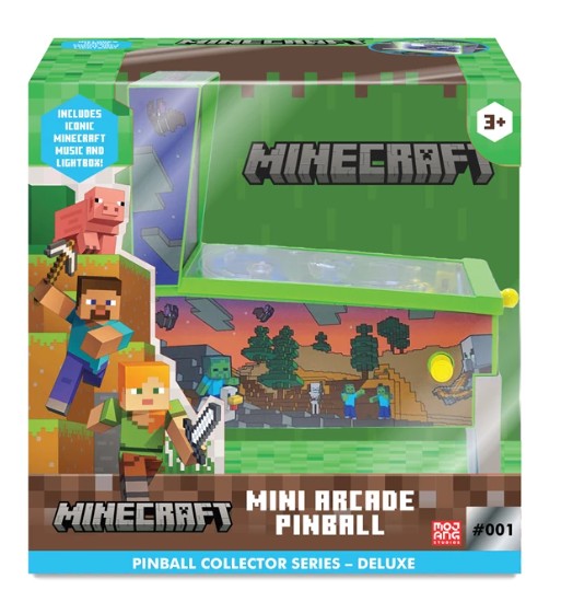 Minecraft Collectible Desktop Arcade Pinball Collectible Series