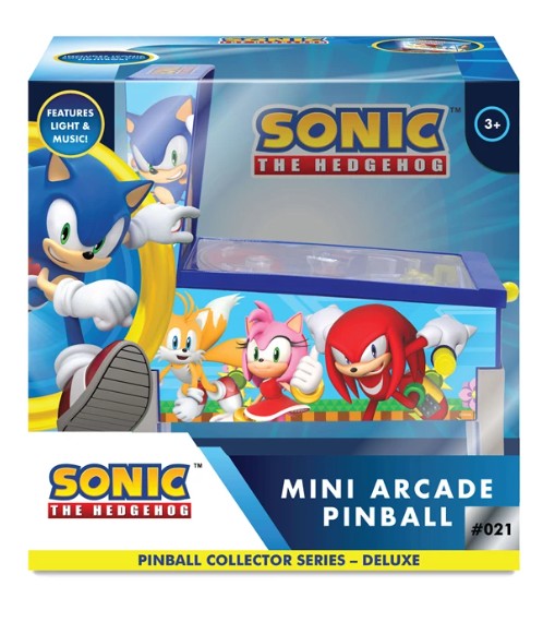 Sonic, the Hedgehog - Collectible Desktop Arcade Pinball Collectible Series