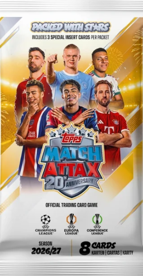 Topps UEFA Club Competitions Match Attax 2026/27 - Einzelbooster