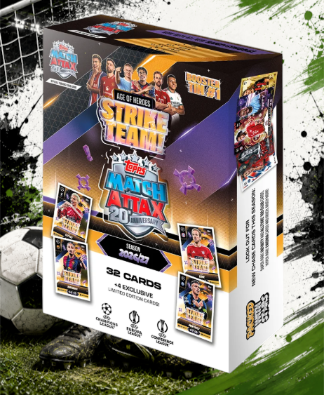 Topps UEFA Club Competitions Match Attax 2026/27 - Mini Tin - 3 Designs