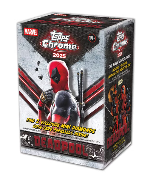 2025 Topps Marvel Deadpool Chrome - Blaster Box