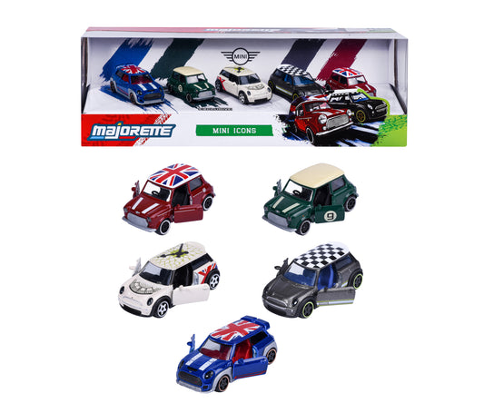 Majorette: Mini Cooper 5er Set
