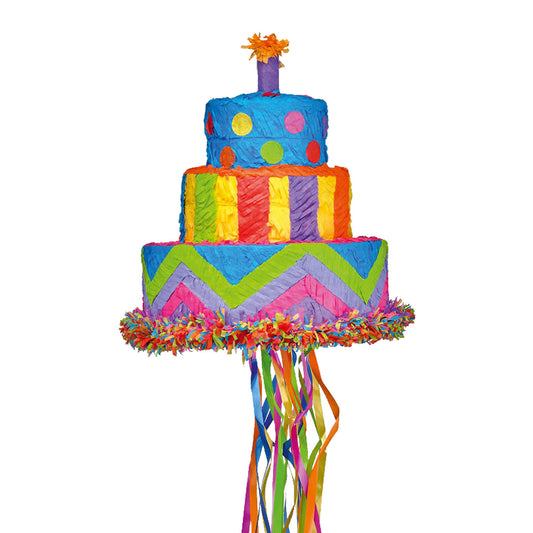 Pull-Pinata: Geburtstagstorte