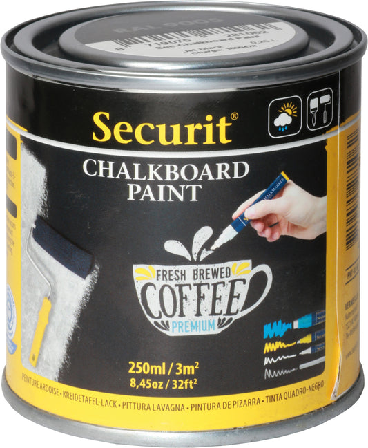 Securit: Tafelfarbe schwarz