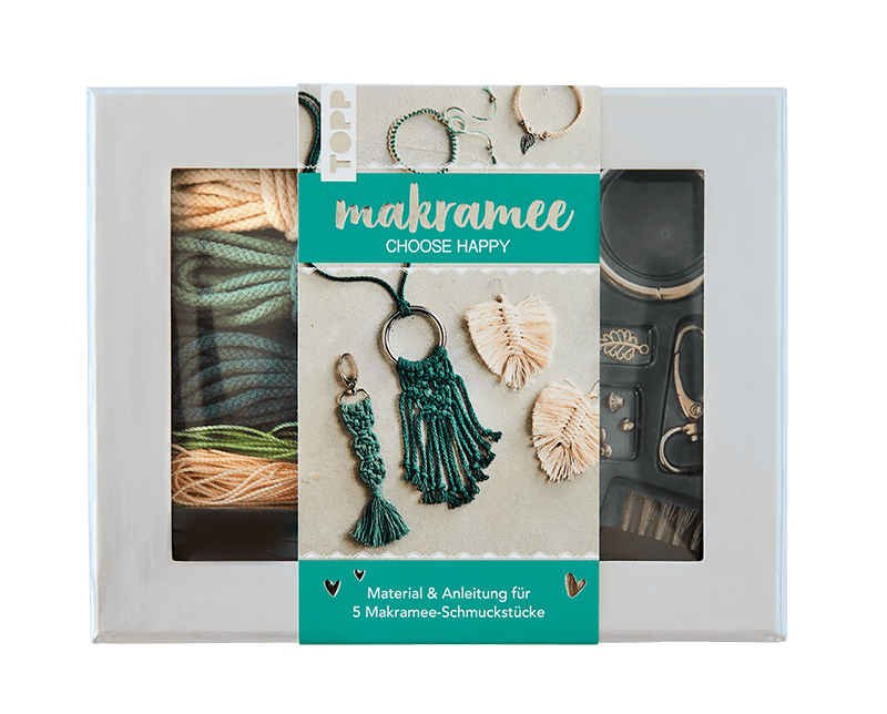 Topp: Bastelset - Makramee choose happy