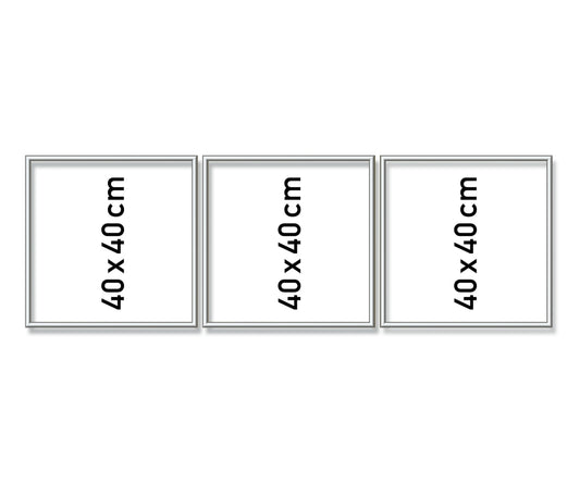 Schipper: Alurahmen Tripty silber 120x40 cm
