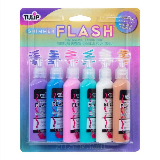 Tulip: 3D Textilfarbe Shimmer Flash