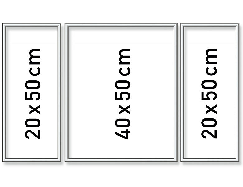 Schipper: Alurahmen Tripty silber 50x80 cm